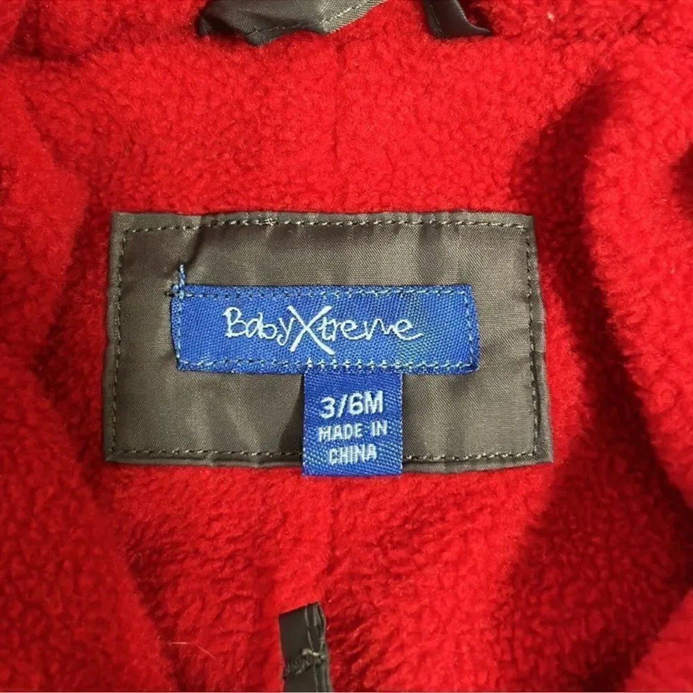 Baby Xtreme Gray/Red  Snow suit(Size 3/6M)